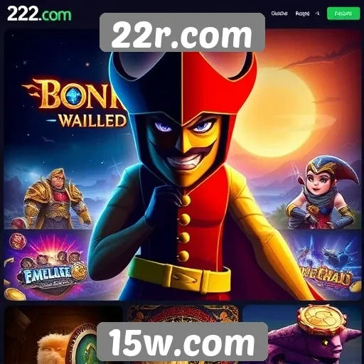 Variedade de jogos disponíveis no 22r.com
